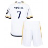 Real Madrid Vinicius Junior #7 Heimtrikot 2023-24 Kurzarm (+ kurze hosen)